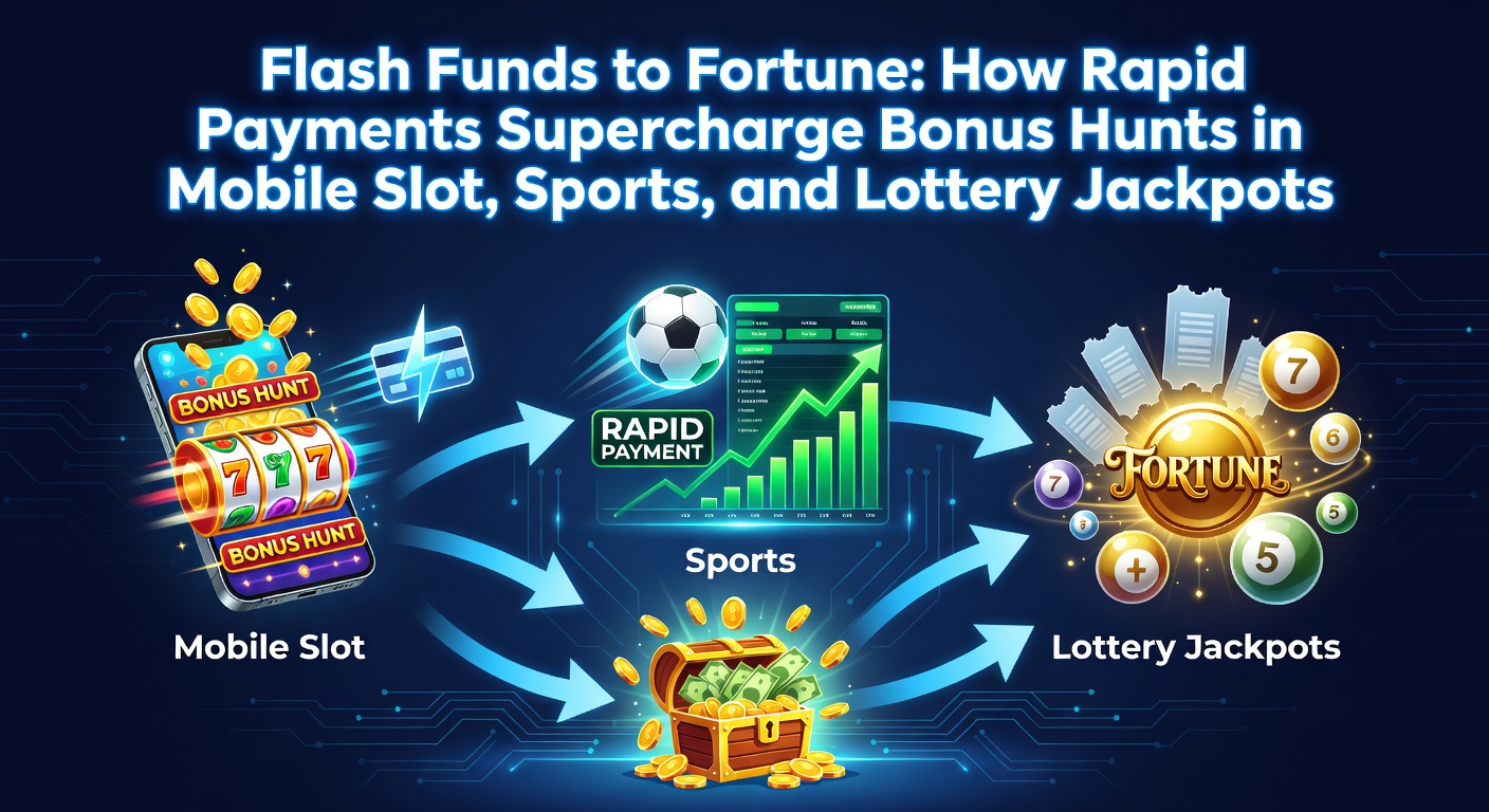 Smartphone met flitsende betaalapp en draaiende slotmachine op een sportief jackpot-scherm