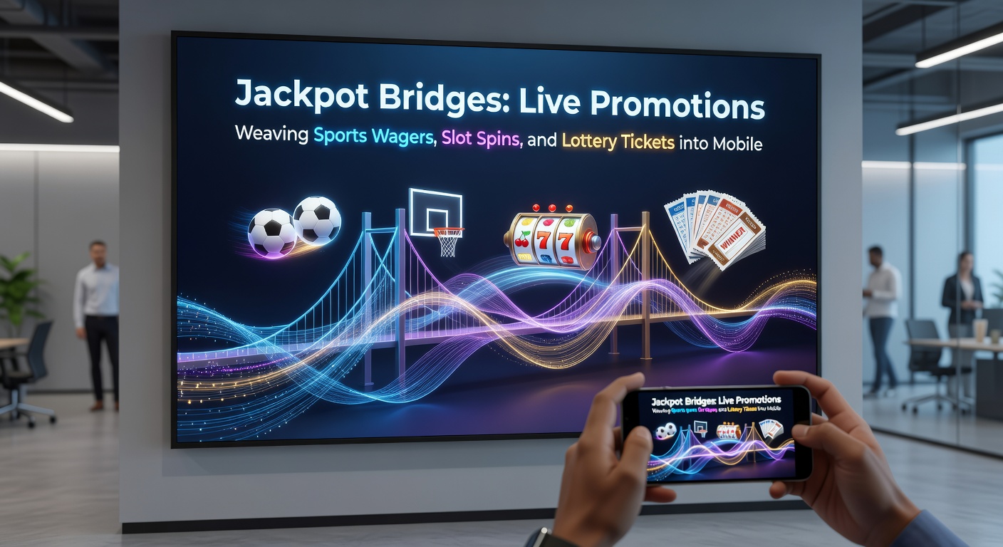 Grafiek met stijgende lijnen van gecombineerde sport-, slot- en loterijwinsten via mobiele jackpotbruggen