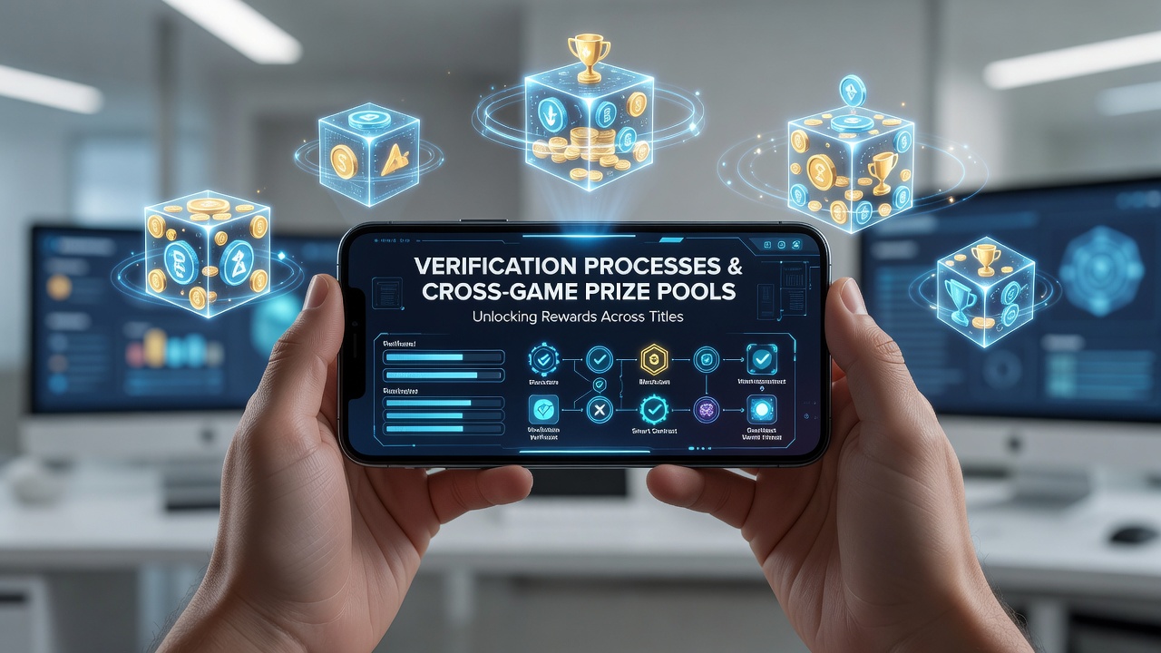 Illustratie van gekoppelde prijs pools over verschillende mobiele games